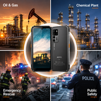 Teléfono Inteligente con Radio POC 5G, Imagen Térmica, a Prueba de Explosiones, Terminal Móvil para Seguridad Pública AORO A11