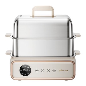 Cuiseur vapeur électrique Little Bear DZG-P20T6, trois étages, 10L, en acier inoxydable, minuterie intelligente, multifonctionnel pour la maison - Product Image 3