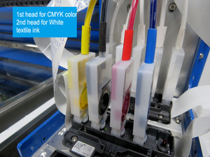 Wholesale Two Head Dtg Printer 12 Color Cmykwwwwwwww Polo <strong>t</strong> <strong>Shirt</strong> Dtg Printer with Free Adapter - Product Image 4