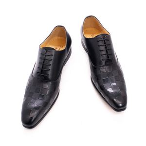 Chaussures Oxford Classiques Blanches en Cuir Véritable pour Hommes, Idéales pour Mariage et Cérémonies, à Lacets et Bout Pointu – Vente en Gros Usine, Meilleur Prix ! - Product Image 6
