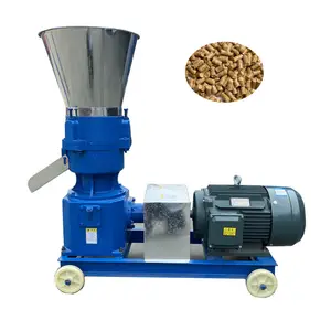 YFP-260 Farm use 3 pressure rollers small pelletizer for rabbits food /pig feed pelletizer machine