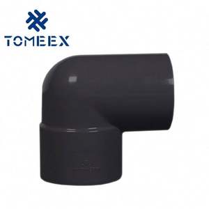 Raccords de tuyauterie en PVC du fabricant chinois ASTM SCH80 1/2 \ "coude fileté femelle à 90 degrés - Product Image 1