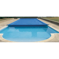 Tissu de Piscine Gonflable Grand Format, Tissu PVC Flexible pour Piscine Extérieure, Tissu Haute Résistance pour Bassins Pliables, Utilisation en Extérieur