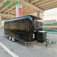 Camion de restauration commercial Wecare, food truck équipé, remorque de restauration pour pizzas avec cuisine complète