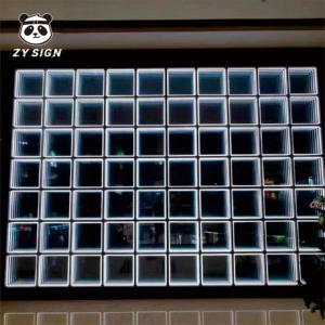 Letras de Neón Personalizadas con Efecto Espejo Infinito, Letreros LED para Automóviles - Product Image 4