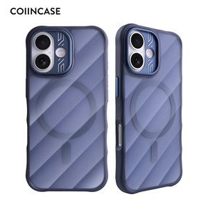 Magnetic Lens Protect Matte <b>Camera</b> Protector Full Wrap Protection Anti-Shock Mobile Phone Cases For iPhone 17 Dustproof Blue - Product Image 1