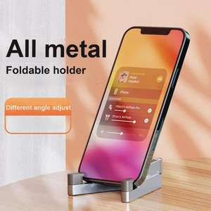 Support de téléphone portable <span class=keywords><strong>en</strong></span> forme de V <span class=keywords><strong>en</strong></span> métal pliable pour les paresseux pour <span class=keywords><strong>regarder</strong></span> des émissions de télévision <span class=keywords><strong>en</strong></span> <span class=keywords><strong>direct</strong></span> Tablettes Utilisation de bureau - Product Image 6