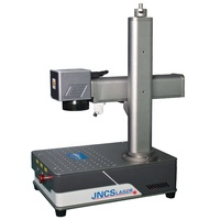 Mesin penanda Laser serat portabel 30 Watt, mesin penanda Laser serat portabel