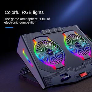 Support d'ordinateur <span class=keywords><strong>portable</strong></span> en plastique N9 17 pouces avec <span class=keywords><strong>ventilateur</strong></span> <span class=keywords><strong>silencieux</strong></span> pour le refroidissement des jeux et de la lecture - Product Image 3