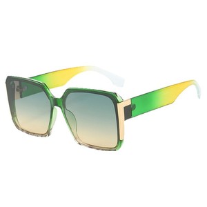 European American Retro Square Frame <b>Sunglasses</b> Women's UV400 Protection Outdoor Fashion Glasses Plastic Metal Frame - Product Image 5