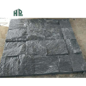 G654 Pierre de granit gris foncé polie flammée antique aiguisée brossée extérieure moderne style chinois pavé briques de route prix - Product Image 1