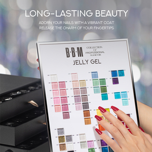 BBM Jelly Gel 66 colores alta calidad 2025 nuevas tendencias para el arte de <span class=keywords><strong>uñas</strong></span> profesional Color vibrante esmalte de Gel UV de larga duración - Product Image 3