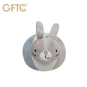 0-12 mesi di attività del bambino palla giocattolo peluche morbido animale di peluche con sonaglio pieno di cotone PP Super morbido peluche lavato Technics - Product Image 2