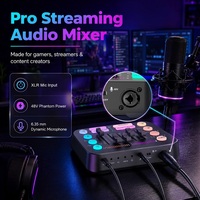 Großhandel Digitaler Audio-Mixer mit BT5.0 und RGB für Live-Streaming, Podcasting, PC-Streams, Gamer und Content-Ersteller
