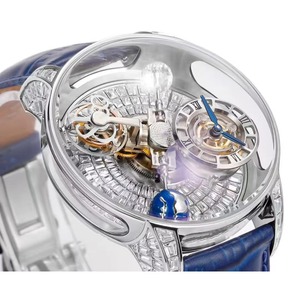 Reloj de Pulsera Mecánico para Hombre de 47 mm, con Impresionante Movimiento Tourbillon Integral de Doble Eje, Fabricación Exquisita - Product Image 3