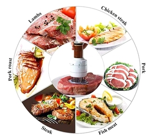 เครื่องนวดเนื้อสเต็กอเนกประสงค์แบบใหม่ 30 เข็ม สำหรับทำให้เนื้อนุ่ม ใช้สำหรับฉีดซอสหมักและปรุงรสเนื้อ - Product Image 5