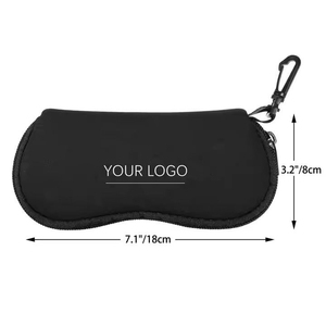 Custom Print Neoprene & <b>Plastic</b> Eyeglass Storage Pouch Sunglasses Case for Optical Shop Corporate Promotional Gifts - Product Image 4