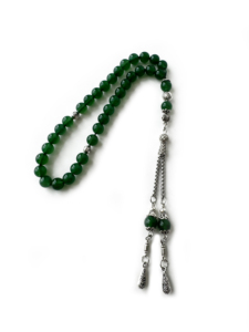 Rosario de Oración Islámico de Ágata de 8mm, 33 Cuentas, Pulsera Musulmana, Imam Kerbai, Subha, Misbaha, Tasbih, Dhikr - Product Image 2