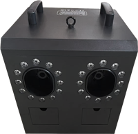 Machine à bulles de fumée 1500W / LED RGBW DMX512 Souffleur automatique de bulles de fumée avec télécommande sans fil pour scène
