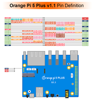 Nouveau Orange Pi 5 Plus 4G 8G 16G RK3588 2.5G double Ports Ethernet avec extension PCIE carte unique exécuter Android Ubuntu Debian OS