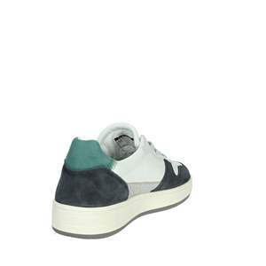 วันที่ รองเท้าผ้าใบ Donna รุ่น W411-C2-VC-WG สีขาวน้ำเงินทรง Chunky - Product Image 3