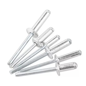 Rivets aveugles à tête ronde de haute qualité, disponibles en aluminium/acier/acier inoxydable. Facile à utiliser avec une pince à rivets, prend en charge les tailles personnalisées - Product Image 1