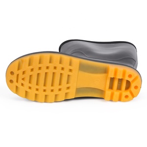 <span class=keywords><strong>Bottes</strong></span> de pluie GOOZU GZ8600 vertes, personnalisées, tendance, légères, imperméables, 100% PVC, pour hommes, noires, mi-hautes, recyclables - Product Image 2