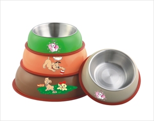 Stainless Steel Pets Dog Bowl Travel Food Bowls For Cats Dogs Outdoor Drinking Water Pet Dog Dish Feeder Tableware - Product Image 1