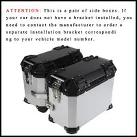 Nouvelles valises latérales et arrière pour moto en alliage d'aluminium durable 28L avec garantie d'un an