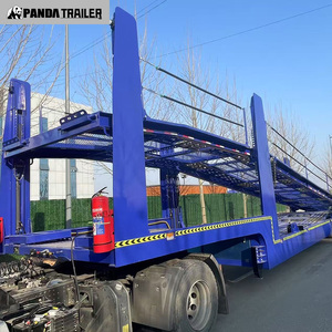 Prix d'usine <span class=keywords><strong>Auto</strong></span> 8 voitures Transport camion remorque Double pont voiture transporteur semi-remorque - Product Image 1