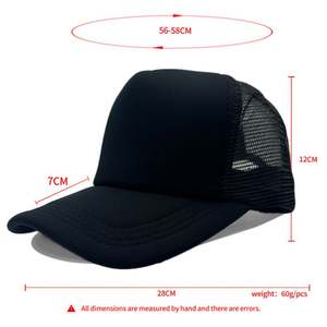 Gorra Trucker Sublimada; Gorra de Béisbol Deportiva Clásica con Logotipo Personalizado, Gorra de 5 Paneles con Malla y Espuma para Hombre - Product Image 4