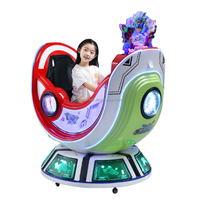 Parc d'attraction Machines d'arcade commerciales à pièces Kiddie Astronaut Swing Rides Park Machine de jeu pour enfants Équipement à vendre