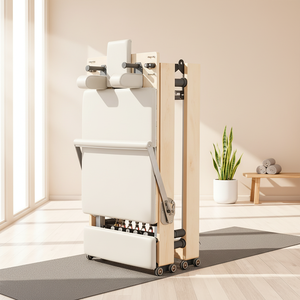 Máquina de Pilates Reformer de Madera, Plegable, Personalizable y Ajustable para Estudio, Gimnasio en Casa, Equipo de Pilates de Calidad Profesional, Venta al por Mayor - Product Image 1