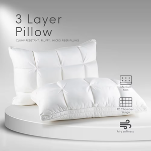 Lüks Yumuşak Cilt Dostu Yatak Yastıkları, Uyku İçin Kraliçe Boy Ekmek Şeklinde Soğutucu Yastık, Yan, Sırt ve Karın Yatanlar İçin - Product Image 3