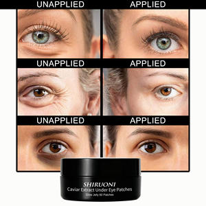 OEM ODM Orgánico Vegano Antiarrugas Hinchazón Caviar Péptido PDRN Mascarilla de hoja de gelatina Parches debajo de los ojos Círculo oscuro Brillo - Product Image 4