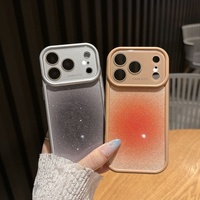 Coque de protection antichoc en TPU avec paillettes pour iPhone 17 16 Pro Max, protection d'appareil photo intégrée, vente en gros