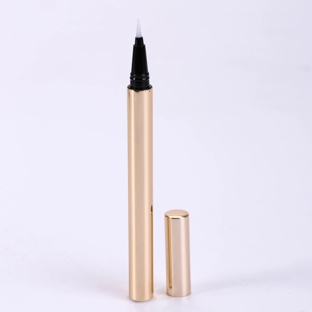 Free Sample Eyeliner Pen Private Label 0.5ml Empty Eyeliner Pencil Tube Container Packaging With Brush