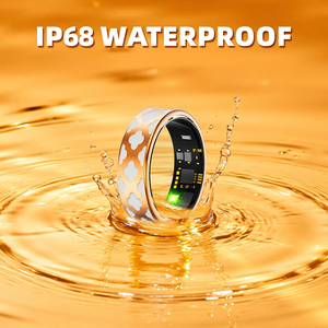 Anneau intelligent en titane ultra-mince IP68 Anneau intelligent de fitness étanche avec suivi de la santé Surveillance du sommeil pour <span class=keywords><strong>iPhone</strong></span> <span class=keywords><strong>Android</strong></span> - Product Image 5