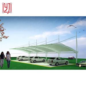 Estructura de Membrana Tensada de PVC/PVDF/PTFE, Toldo para Automóvil, Cubierta para Cochera - Product Image 1