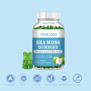 Gummies de mousse de mer OEM/ODM avec varech biologique, racine de bardane et <span class=keywords><strong>vinaigre</strong></span> de <span class=keywords><strong>cidre</strong></span> de pomme, 60 unités, énergie pour adultes - Product Image 3