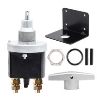 Interrupteur de déconnexion de batterie robuste 12-48VDC 500A Isolateur à coupe rapide Treuils de bateaux Motos de voiture (contrôle de bouton d'installation facile)