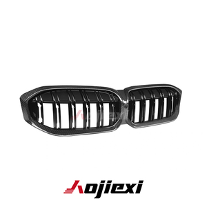 Parrilla de listón doble de fibra de carbono de alta calidad para <span class=keywords><strong>BMW</strong></span> Serie 3 G20 G21 LCI M340i <span class=keywords><strong>2023</strong></span> + Kit de carrocería de ventilación de aire de riñón de parachoques delantero - Product Image 5