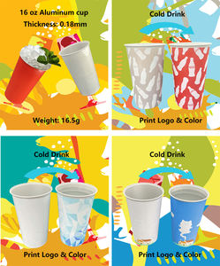 Mug en aluminium écologique personnalisable, léger et recyclable, gobelets de qualité alimentaire pour la bière et les boissons - Product Image 4