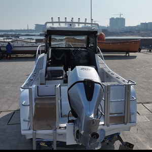 Bateau de pêche en aluminium à fond en V profond de 21 pieds (6,5 m) à vendre avec moteur <span class=keywords><strong>hors</strong></span>-<span class=keywords><strong>bord</strong></span> - Product Image 4