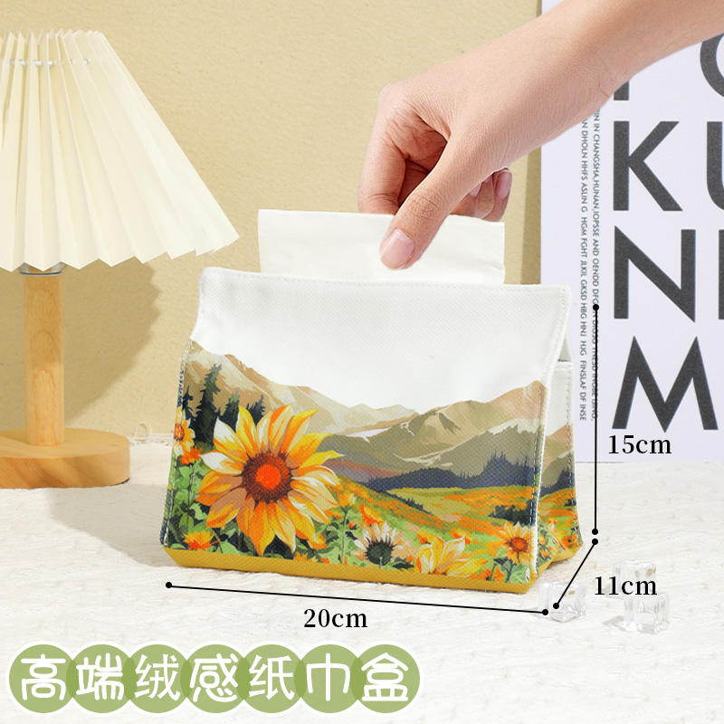 Sunflower tissue box