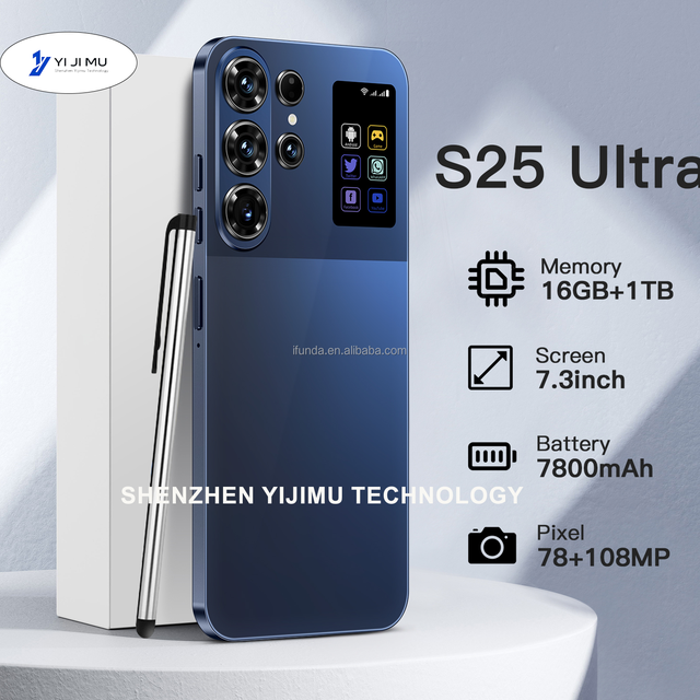 S25 Ultra 16G+1TB Android 15 7.3 Inch 5G Smartphone Dual SlM Card Global 5G LTE Bands Large Screen Full Display Premium Quality