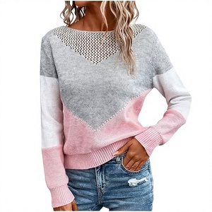Wholesale Custom Logo Luxury Autumn Casual Anti-shrink Knitted <b>Women</b> High Quality Pullover Designer Heavyweight Oversized <b>Hoodie</b> - Product Image 3