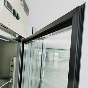 Réfrigérateur/congélateur commercial vertical en acier inoxydable avec porte vitrée SP600BTG, réfrigérateur commercial avec porte vitrée S - Product Image 5