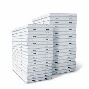 Panneau sandwich industriel en <span class=keywords><strong>laine</strong></span> <span class=keywords><strong>de</strong></span> roche <span class=keywords><strong>de</strong></span> 50 mm, isolation thermique pour la construction <span class=keywords><strong>de</strong></span> murs d'usine, plaque <span class=keywords><strong>de</strong></span> construction préfabriquée, chambre froide - Product Image 6