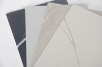 Panneau mural en PVC, plastique WPC, imitation marbre, imperméable, décoratif, matériau de construction intérieur